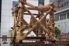 祇園祭　鉾建て　7月