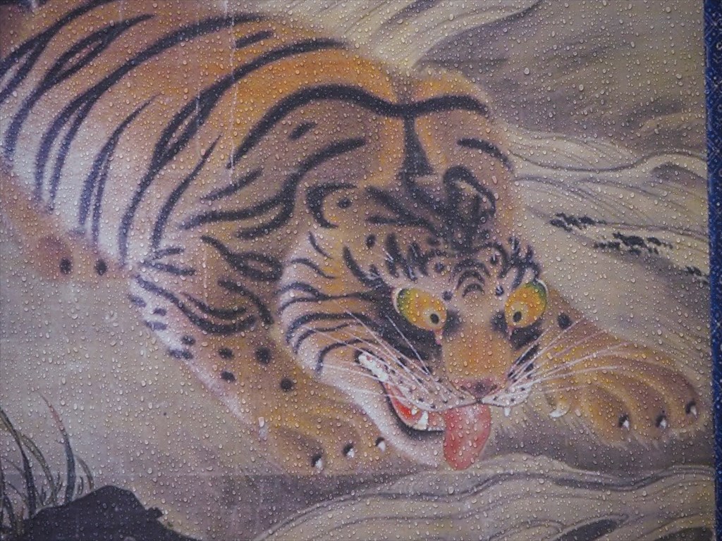 鳴虎・報恩寺の虎の絵公開
