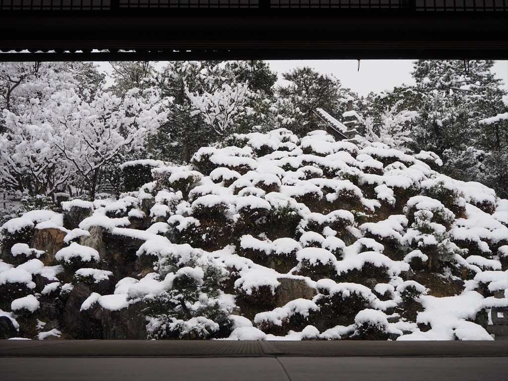 智積院の雪景色