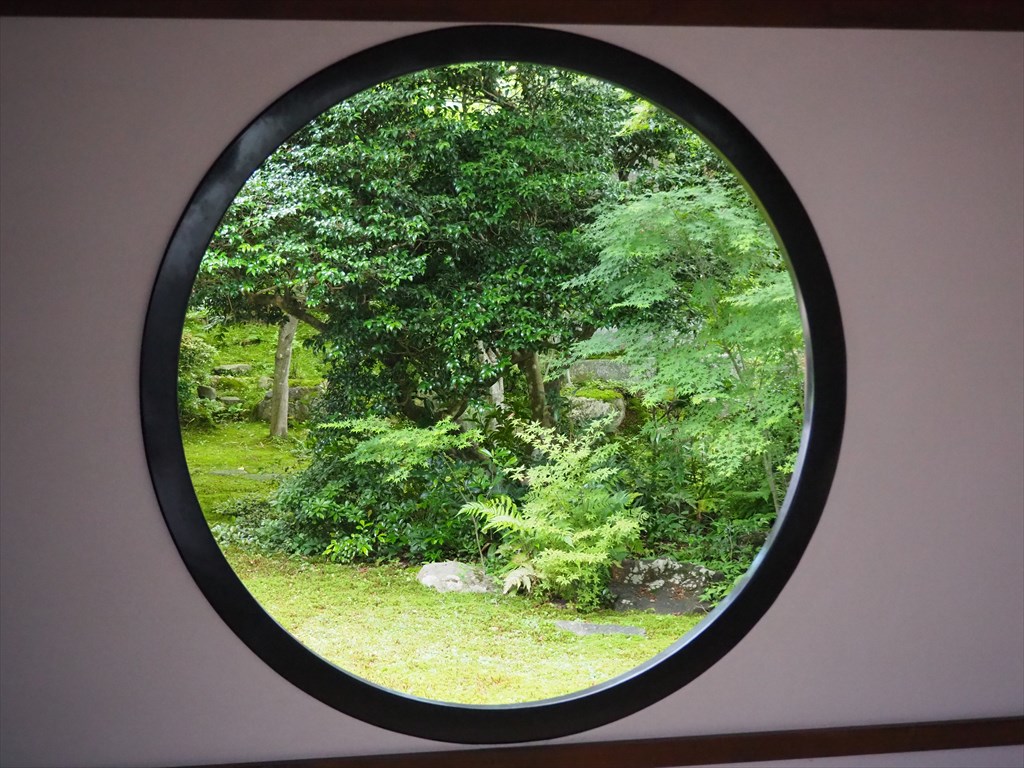 源光庵の緑の風景