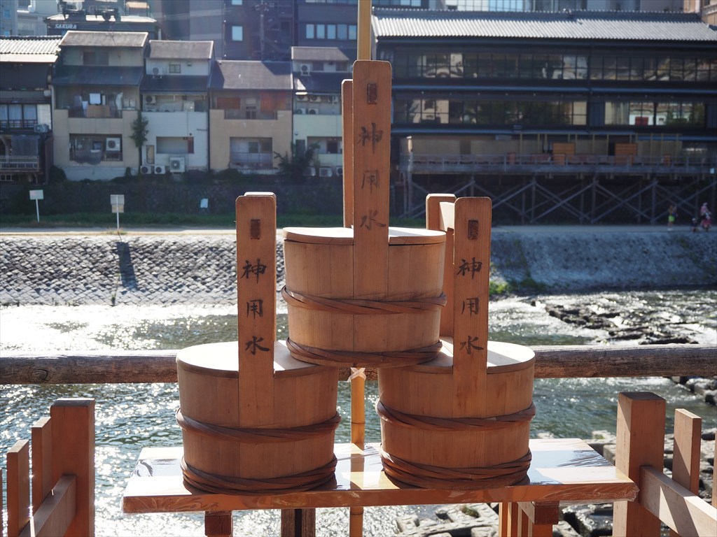 茶杓 銘「寿」 八坂神社 祇園祭神輿洗松明の残竹 竹筒 木箱入り 茶器