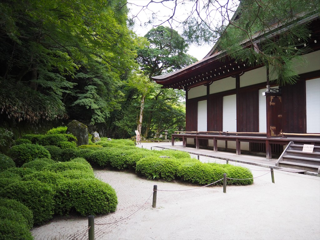 知恩院　友禅苑と方丈庭園の風景