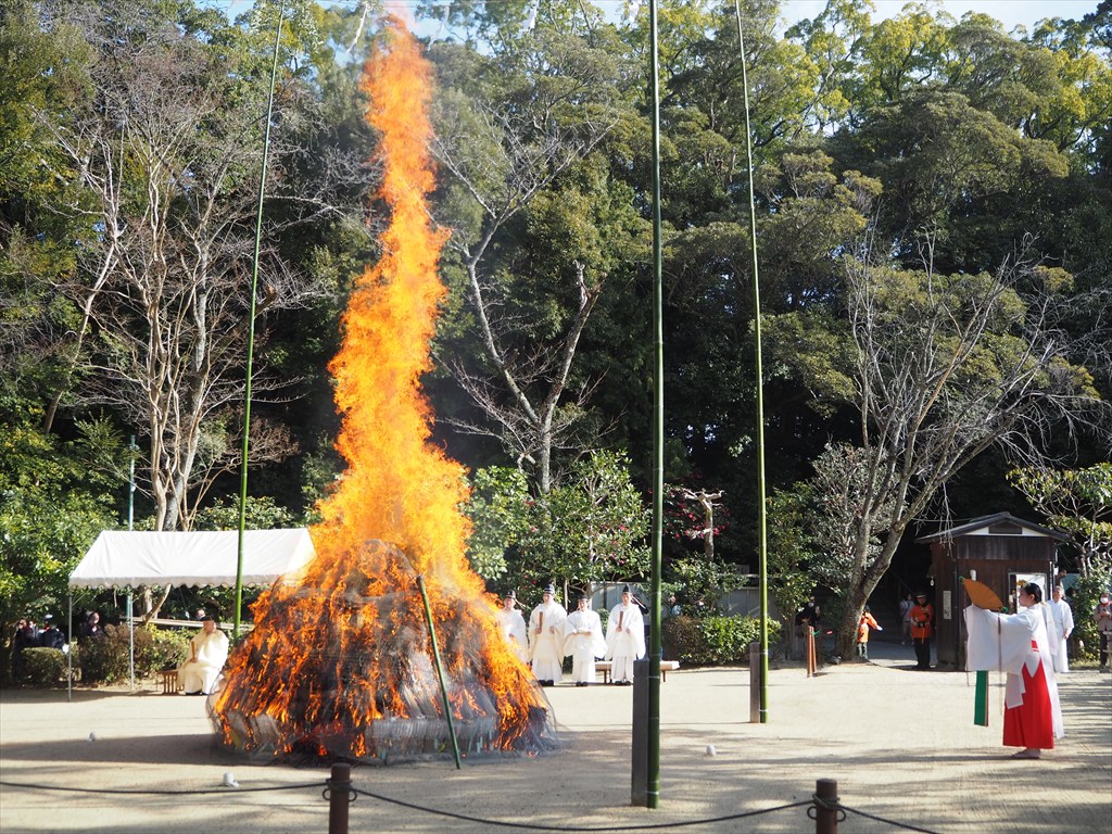 石清水八幡宮　厄除大祭　焼納神事　2026年
