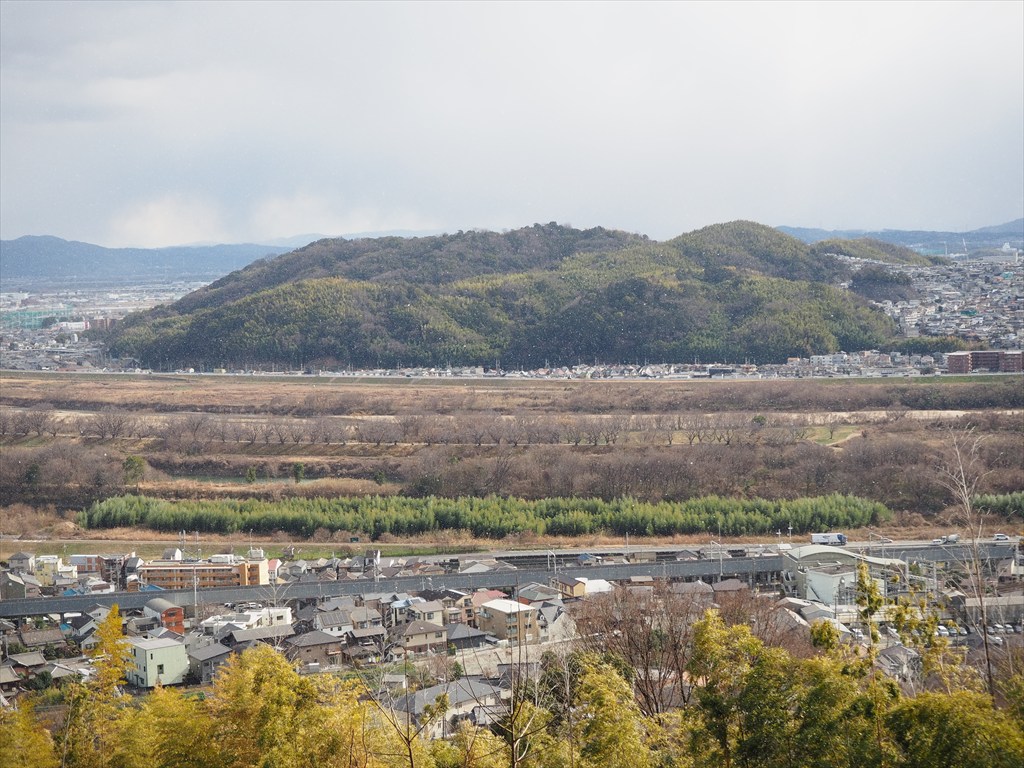 山崎聖天と天王山からの眺め